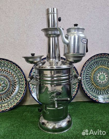 Самовар на углях 6л Новый