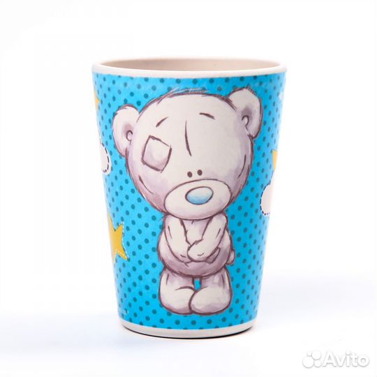 Набор детской посуды из бамбука 