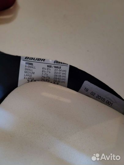 Шлем bauer 4500 с виз. и без (черн. и бел) в налич