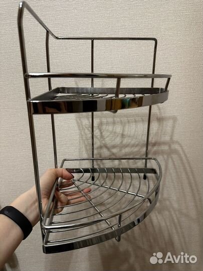 Угловая полка для кухни