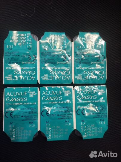Линзы acuvue oasys -2