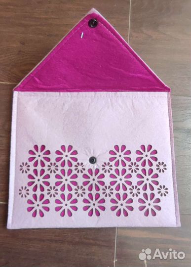 Чехол для планшета, из фетра, на кнопке, новый