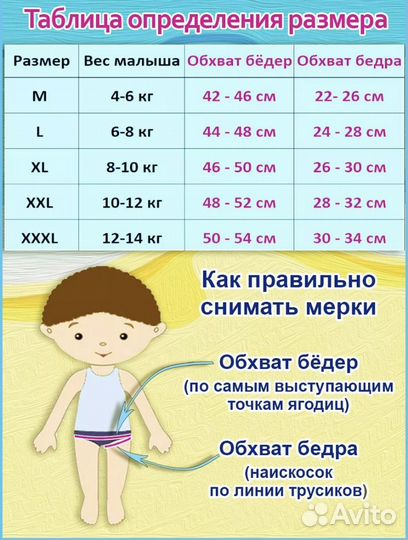 Подгузник для плавания