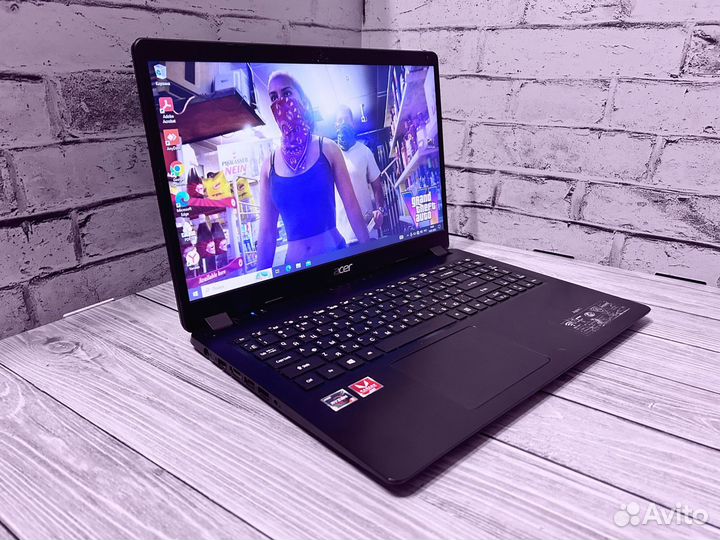 Игровой ноутбук Acer Ryzen/8gb озу/SSD