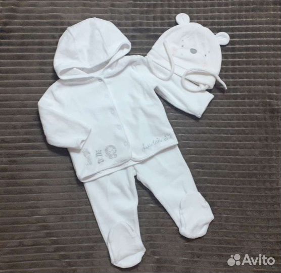 Вещи пакетом от рождения до полугода