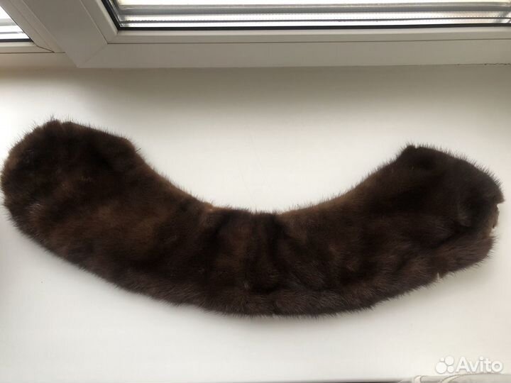 Воротник из норки