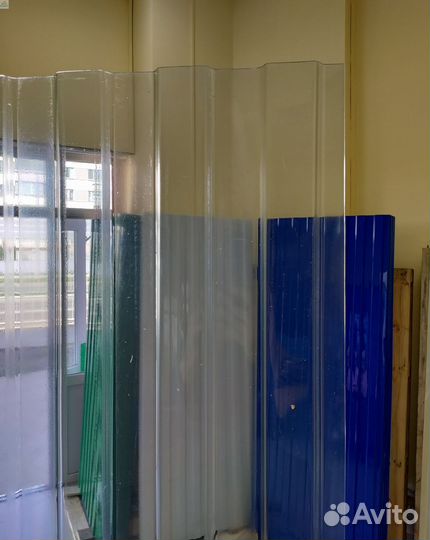 Профнастил пэт пластмассовый от 12 штук.(4045)