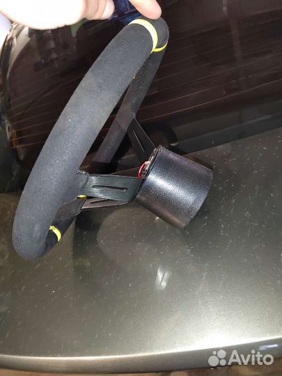 Руль спортивный с переходником классика