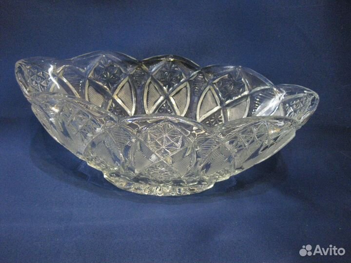 Хрустальная ваза большая 26 см