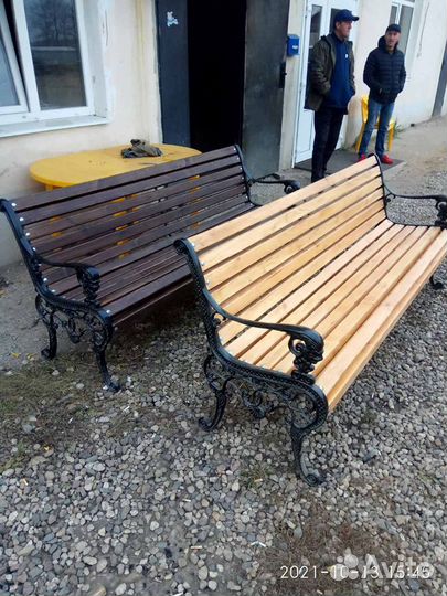 Скамейка садовая (холодная ковка)