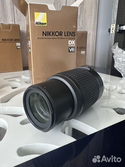 Объектив nikon nikkor AF-S DX 55-200mm f4-5.6G