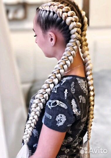 Боксерские косы самой себе с канекалоном и без. Boxerbraids - тренд на лето - Beauty Ninja