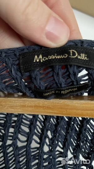 Свитер massimo dutti синий