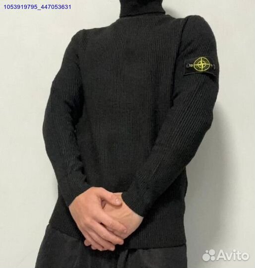 Stone island свитер с горлом вязаный (Арт.36554)