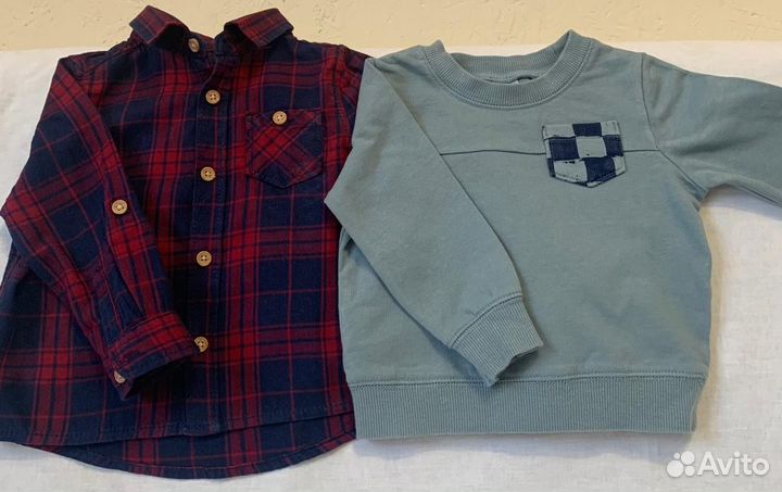 Вещи пакетом на мальчика 68 74