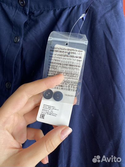 Юбка синяя uniqlo S