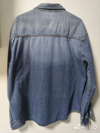 Джинсовая рубашка wrangler