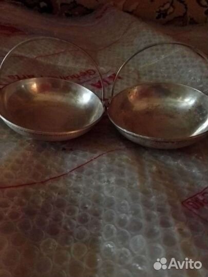 Мельхиоровые конфетницы