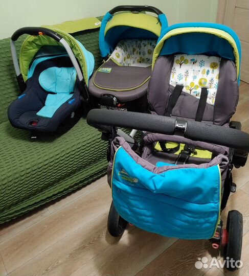 Коляска 3в1 Jane Slalom Pro Reverse полный комп-т