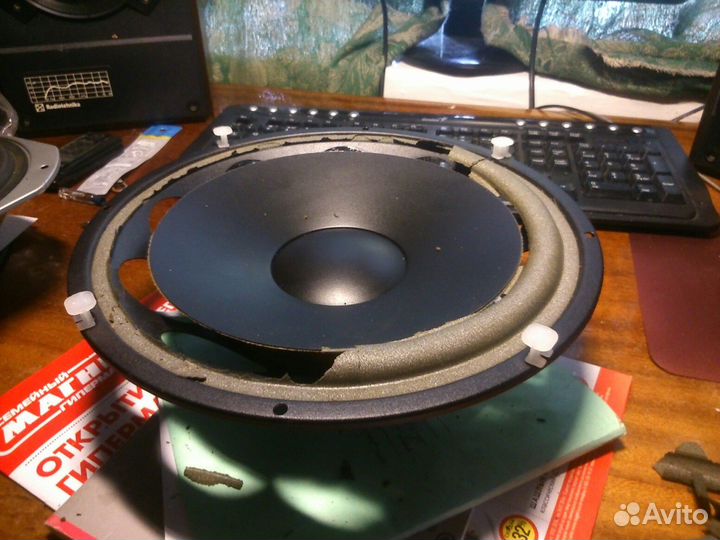 Профф ремонт динамиков, сабвуферов, подвесов