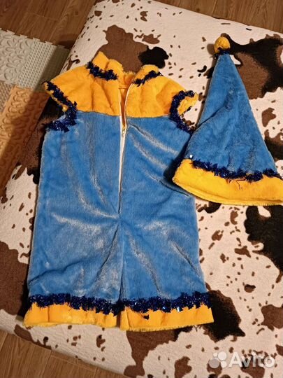 Новогодний костюм для мальчика гномик