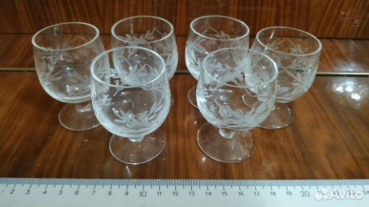 Наборы рюмок и стопок, фужеры Хрусталь СССР