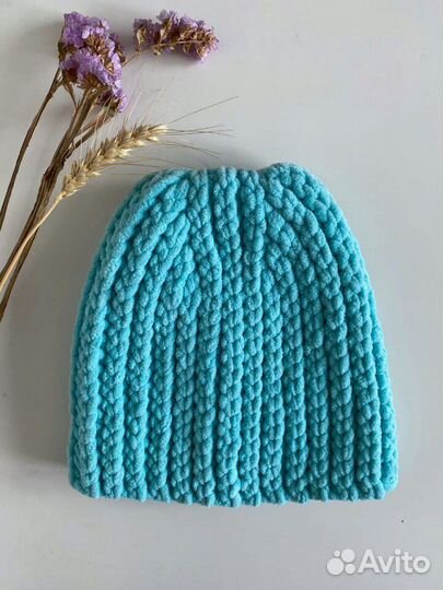 Шапка бини из Ализе Пуффи файн