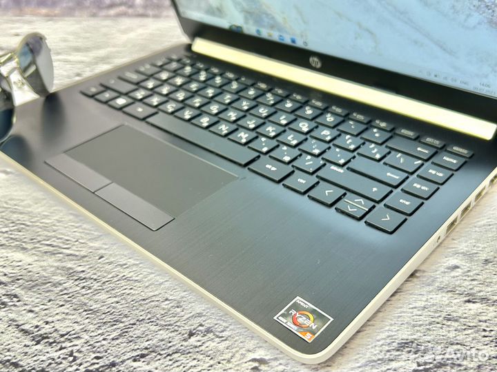 Тонкий ультрабук HP на AMD Ryzen 5