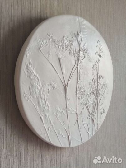 Панно на стену ботанический барельеф