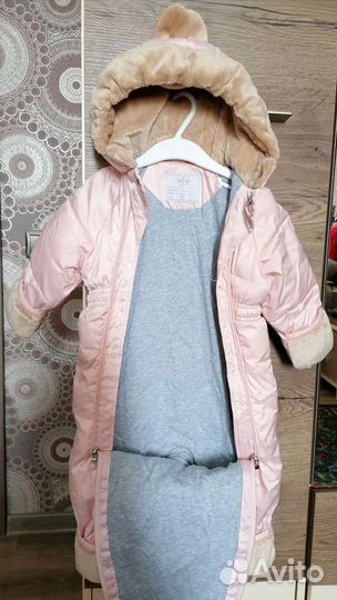 Зимний комбинезон для девочки 80 р