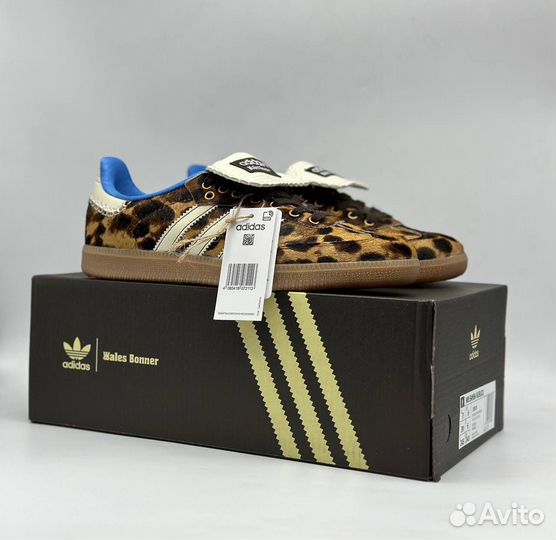 Кроссовки adidas sambo bonner leopard