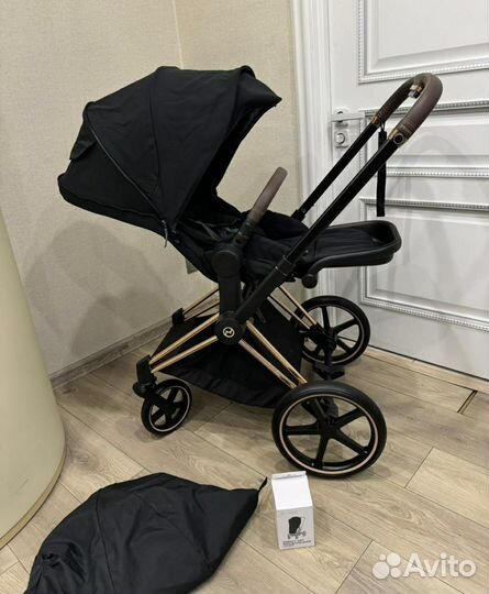 Cybex Priam 4 (2023) 2в1 Black, Rose Cold