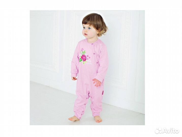 Комбинезон слип для девочки рост 86