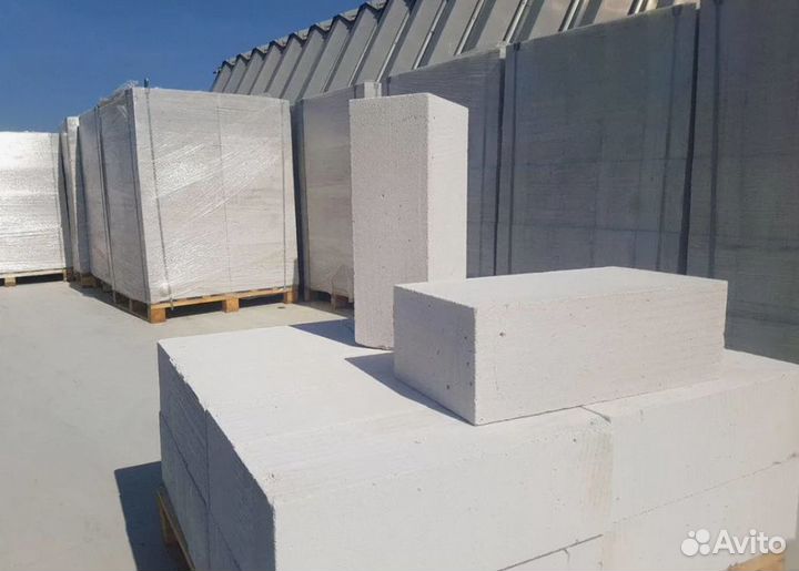 Газобетонные блоки коттедж D-500 600/300/250 мм