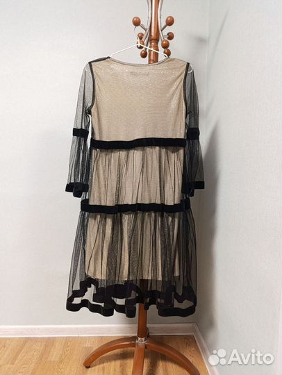 Вечернее платье в сетку 42 размер