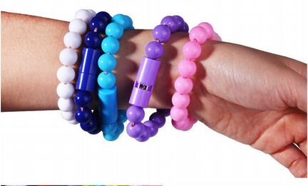 Браслет кабель Micro USB для телефона с бусинами