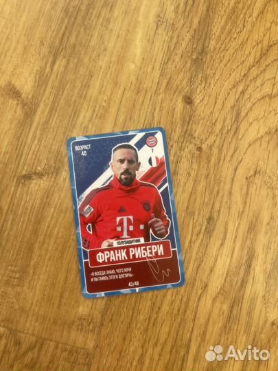 Карточка футболистов