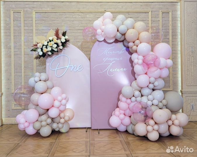 Фотозона в аренду, Арка из шаров,Оформление шарами