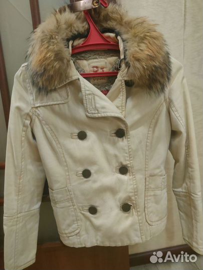 Куртка зимняя женская 42- 44 размер,с мехом