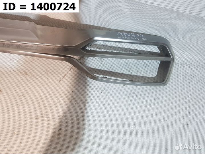 Накладка заднего бампера хром Kia Sorento