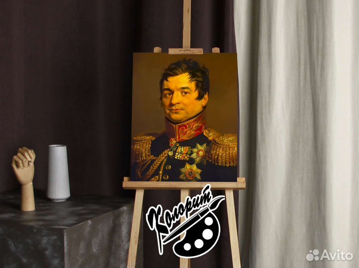 Балашов А. Д. портрет на холсте 40х50см