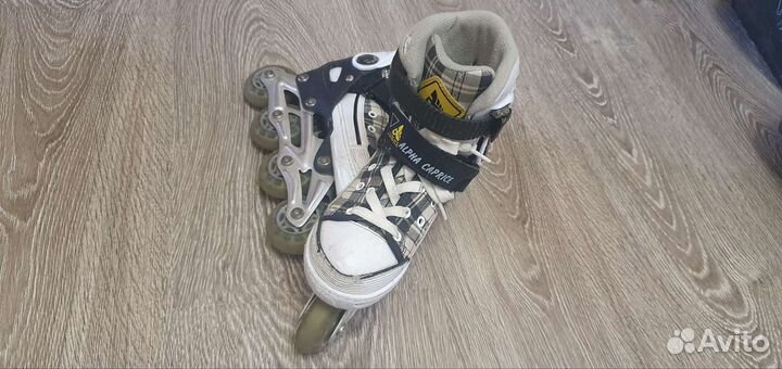 Роликовые коньки детские + защита