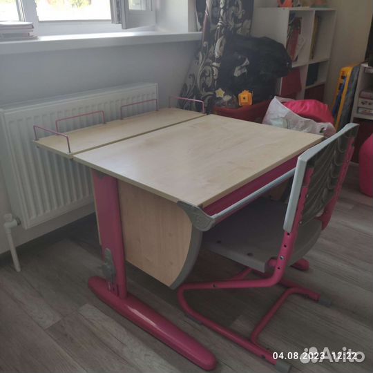 Растущий Стол-парта Деми+ стул