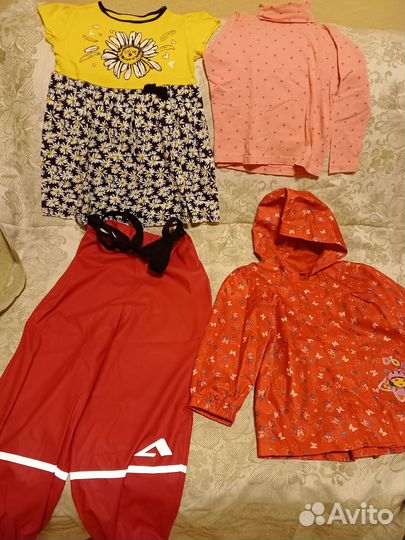 Одежда пакетом на девочку ростом 110 116 см