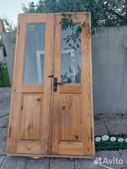 Дверь входная деревянная бу