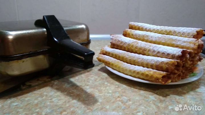 Электровафельница гриль СССР 1986 года рабочая