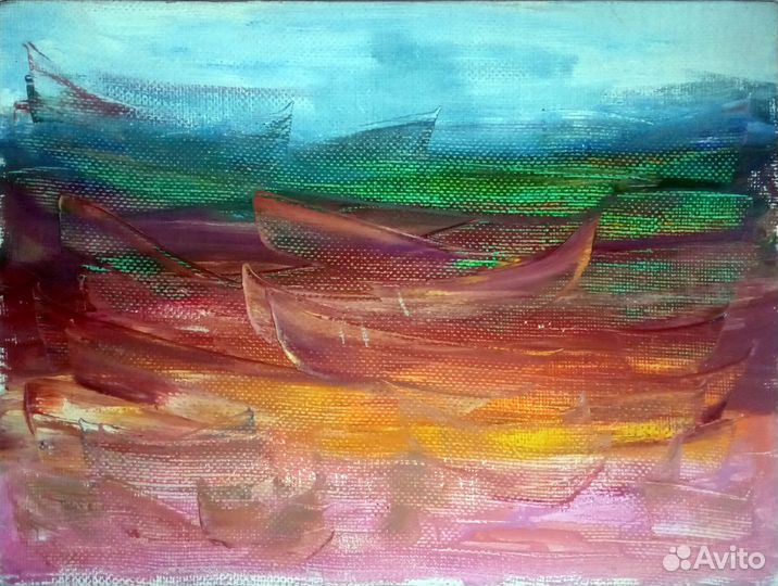 Интерьерная картина холст живопись абстракция