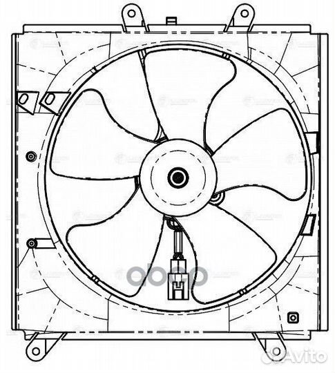 Э/вентилятор охл LFK 1911 luzar