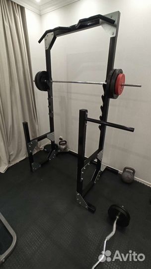 Турник напольный 4 в 1. Силовая рама