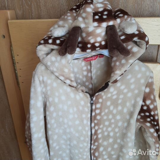 Комбинезон домашний для девочек размер 122